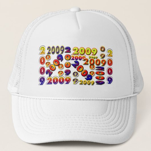 2009 Afstuderen Geschenken Trucker Pet (Voorkant)