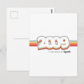 2009 De geboorte van legendes Briefkaart (Voorkant / Achterkant)