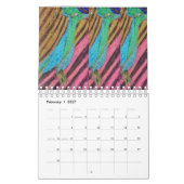 2009 DESERT COLLAGE - Gepersonaliseerd Kalender (Feb 2027)