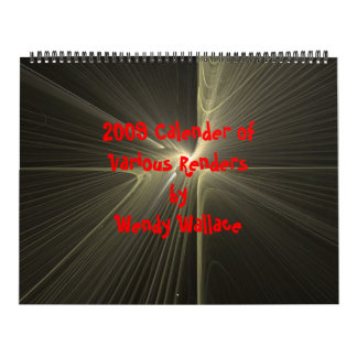 2009 Kalender van diverse Renders ...
