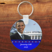 2009 Obama Inauguration Key Ring Sleutelhanger (Voorkant)