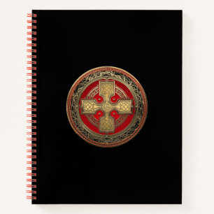 [200] Ancient Celtic Sacred Gold Knot Cross Notitieboek