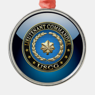[200] CG: De bevelhebber van de luitenant (LCDR) Metalen Ornament