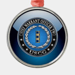 [200] CG: hoofdaanklager nr. 2 (CWO2) Metalen Ornament