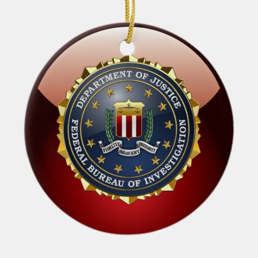 [200] FBI Special Edition Keramisch Ornament (Voorkant)