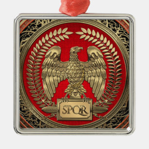 [200] Gold Roman Imperial Eagle Metalen Ornament