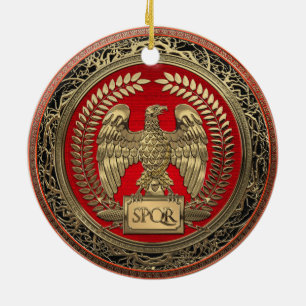 [200] Gouden Roman KeizerEagle Keramisch Ornament