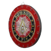 [200] Master Mason - 3rd graads Square & Compass Dartbord (Voorkant Rechts)