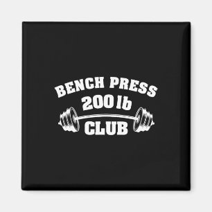 200 pond bankdrukken club gym gewichtheffen P Magneet