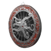 [200] Sacred Silver Octopus in Defensief Posture Dartbord (Voorkant Rechts)