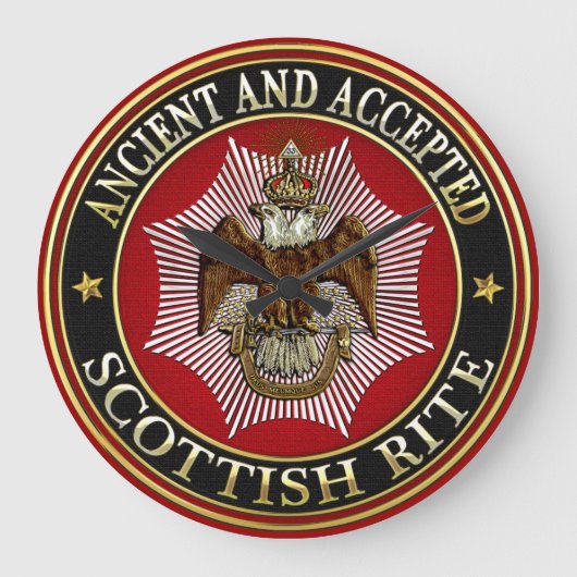 [200] Scottish Rite Double-kopeagle Grote Klok (Voorkant)