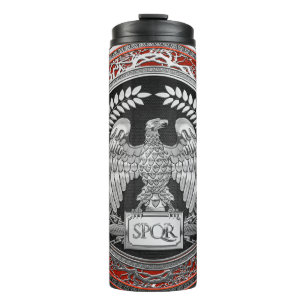 [200] Silver Roman imperial Eagle Thermosbeker