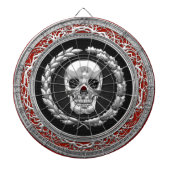 [200] Silver Skull Dartbord (Voorkant)