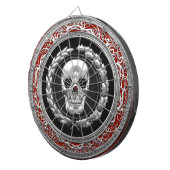 [200] Silver Skull Dartbord (Voorkant Rechts)