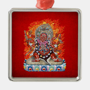 [200] Tibetan Thangka - Wrathful Deity Hayagriva Metalen Ornament