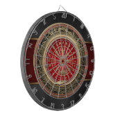 [200] Vegvisir - Viking Gold Magic Runass Dartbord (Voorkant Links)