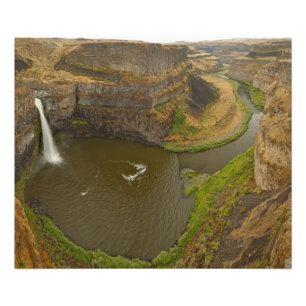 200 voet hoge Palouse Falls State Park in Foto Afdruk
