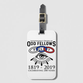 200e Jubileum IOOF Bagagelabel