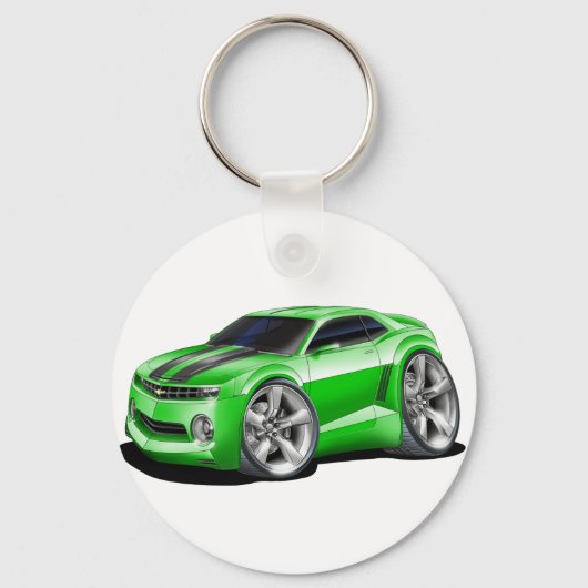2010-11 Camaro Green-Black Car Sleutelhanger (Voorkant)