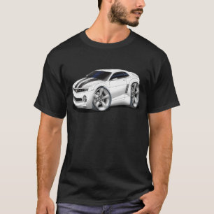2010-11 Camaro White-Black Car T-shirt