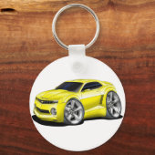 2010-11 Camaro Yellow car Sleutelhanger (Voorkant)