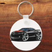 2010-12 Camaro Black-Red Car Sleutelhanger (Voorkant)
