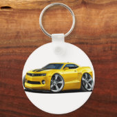 2010-12 Camaro Yellow-Black Car Sleutelhanger (Voorkant)