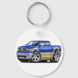 2010-12 Ram Dual Blue-Tan Truck Sleutelhanger