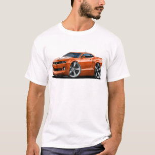 2010-2012 Camaro Oranje-witte auto T-shirt