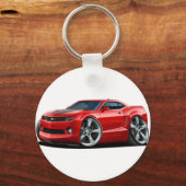 2010-2012 Camaro Red-Gray Car Sleutelhanger (Voorkant)