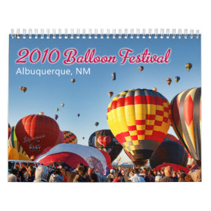 2010 Albuquerque, NM-ballonfestival Kalender
