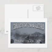 2010 Blizzard Briefkaart (Voorkant / Achterkant)