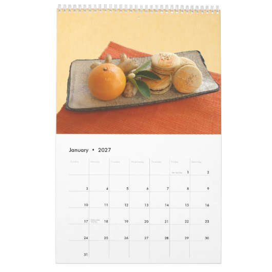 2010 calendrier - une année de la cuisson - (Jan 2027)