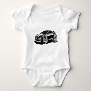 2010 Camaro Black-White Car Romper