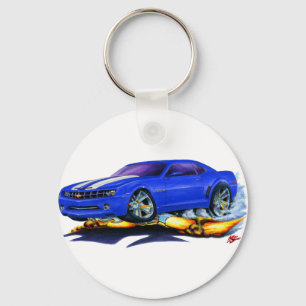2010 Camaro Blue-White Car Sleutelhanger