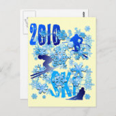 2010 Cartes postales de ski pour skieurs (Devant / Derrière)