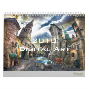 2010 Digitale surrealistische en fantastische kuns Kalender