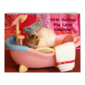 2010 Guinea Pig Love Calendar Kalender (Hoes)