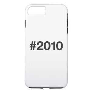 2010 Hashtag 15 Verjaardag Jubileum iPhone 8 Plus / 7 Plus Hoesje