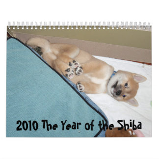 2010 Het Jaar van de Shiba Kalender