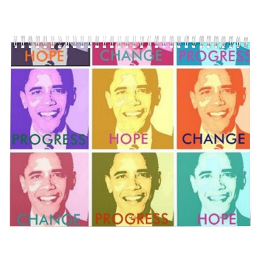 2010 HOPE & CHANGE CALENDAR KALENDER (Hoes)