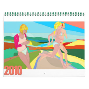 2010 Kalender door nerosunero wordt geïllustreerd