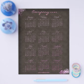 2010 Kalenderroze roze flyer (Enkel)