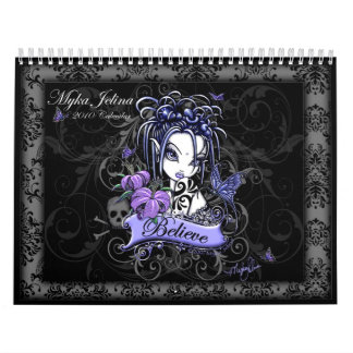 2010 Myka Jelina Gothic Fantasy Fairy Art Calendar Kalender