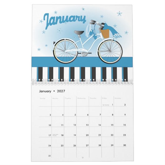 2010 Nieuwe fietsen Kalender (Jan 2027)