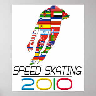 2010: Snelheid schaatsen Poster