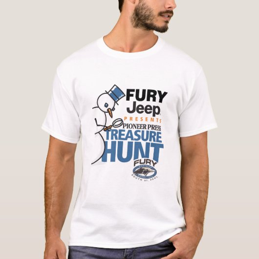 2010 St Paul Pioneer Press Treasure Hunt T-Shirt (Voorkant)