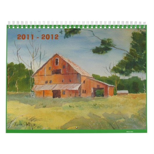 2011 - 2012 Agenda door Kevin Slater Kalender (Hoes)