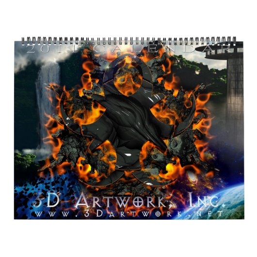 2011 3D-vergaderrooster Kalender (Hoes)