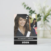 2011 Afstuderen fotouitnodigingen Uitnodiging Briefkaart (Staand voorkant)